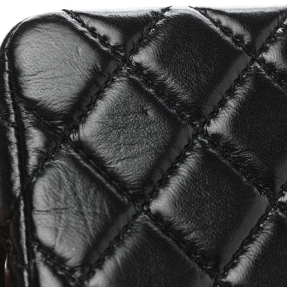 Chanel Shiny Lambskin Quilted Small Montcoco Flap Black 10 of 11