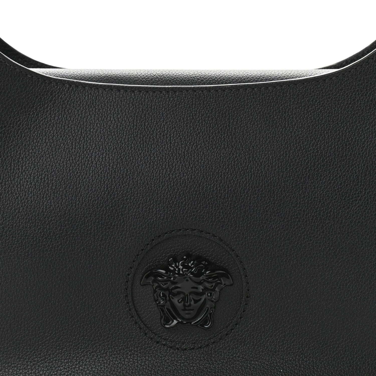 Versace Calfskin La Medusa Hobo Black 9 of 9
