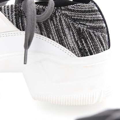 Givenchy Calfskin Neoprene Jaw Low Sneakers 36 Grey 9 of 9