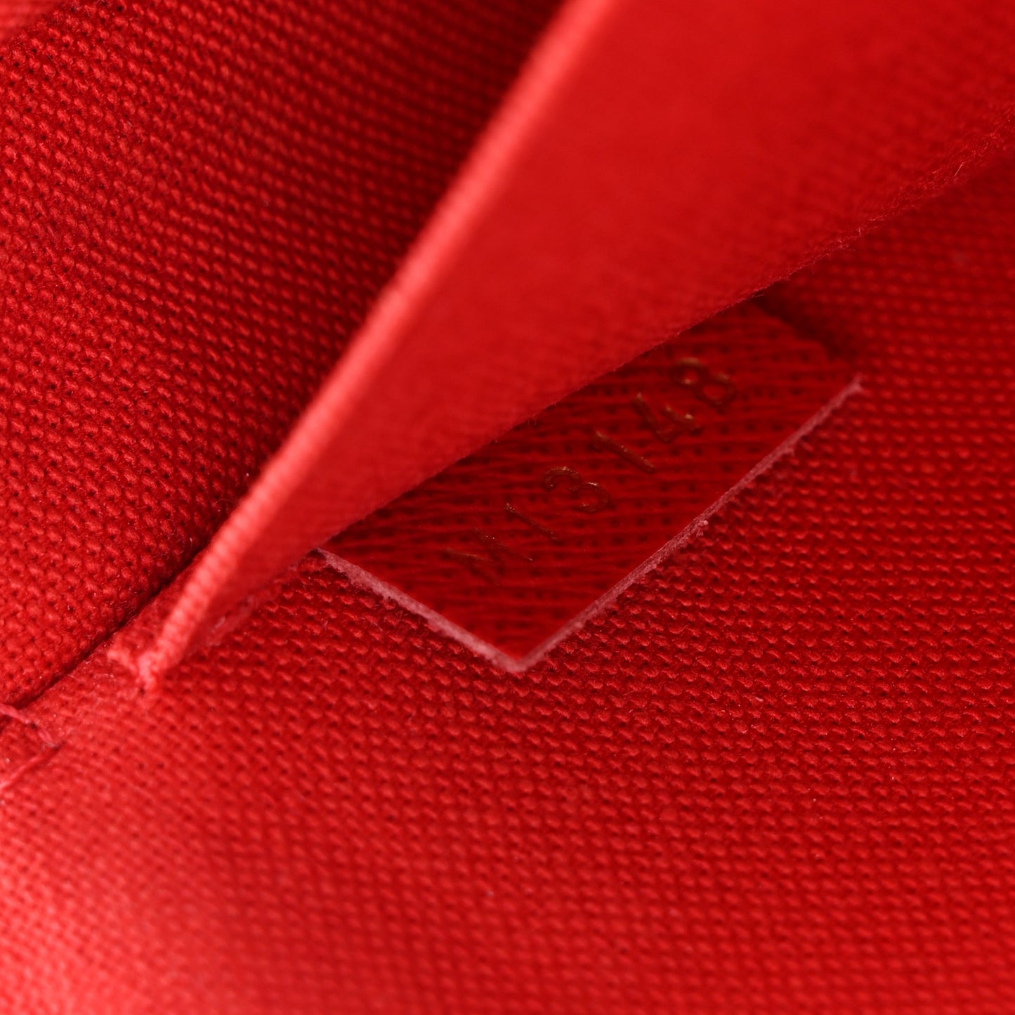Damier Ebene My LV World Tour Pochette Felicie Chain Wallet Coquelicot