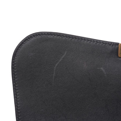 Gucci Nappa GG Supreme Monogram Medium Osiride Top Handle Bag Black Oro Vecchio Beige Ebony 16 of 19