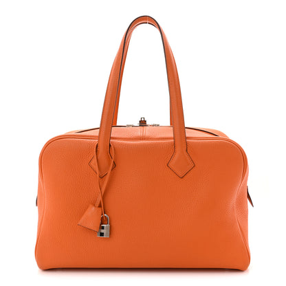 Hermes Taurillon Clemence Victoria II 35 Orange 1 of 11