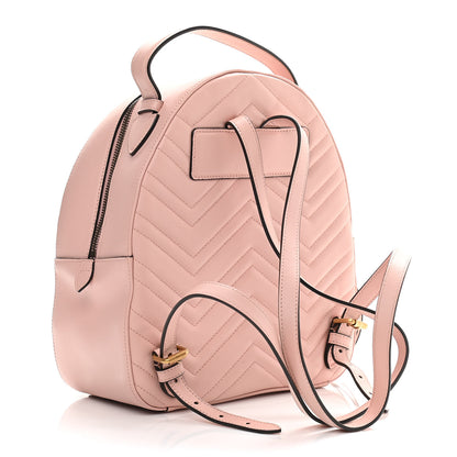 Gucci Calfskin Matelasse GG Marmont Dome Backpack Perfect Pink 3 of 11