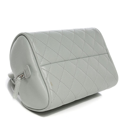 Chanel Caviar Quilted Small Bowler Grey 4 of 7