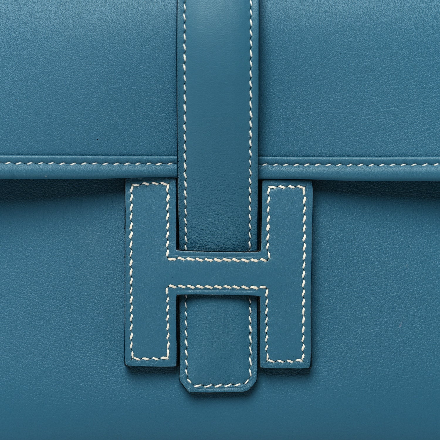 Hermes Swift Jige Elan 29 Clutch Blue Jean 8 of 10