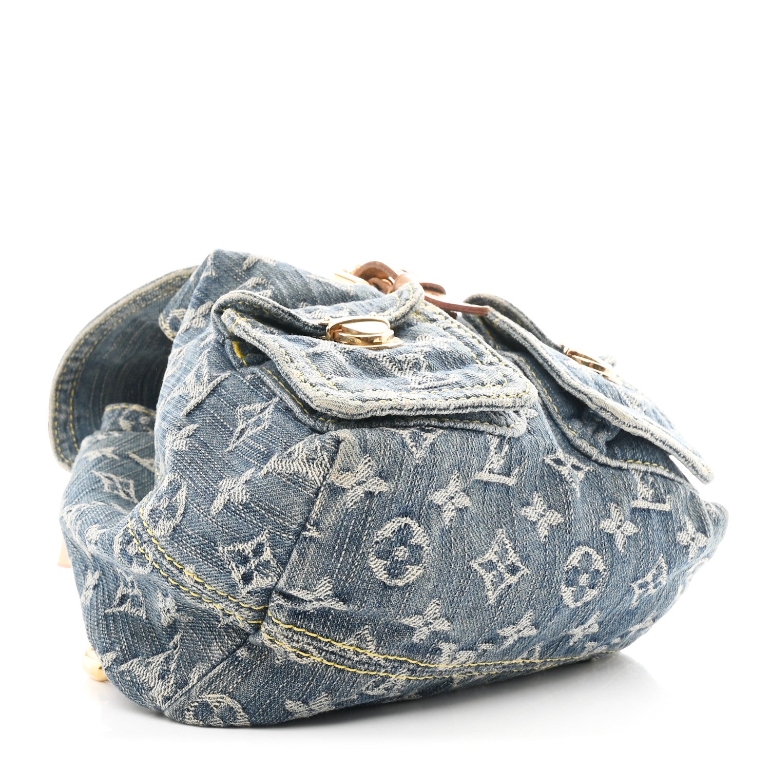 Louis Vuitton Denim Sac a Dos Backpack PM Blue 4 of 9