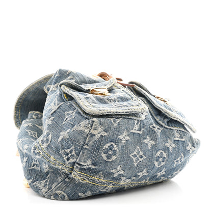 Louis Vuitton Denim Sac a Dos Backpack PM Blue 4 of 9
