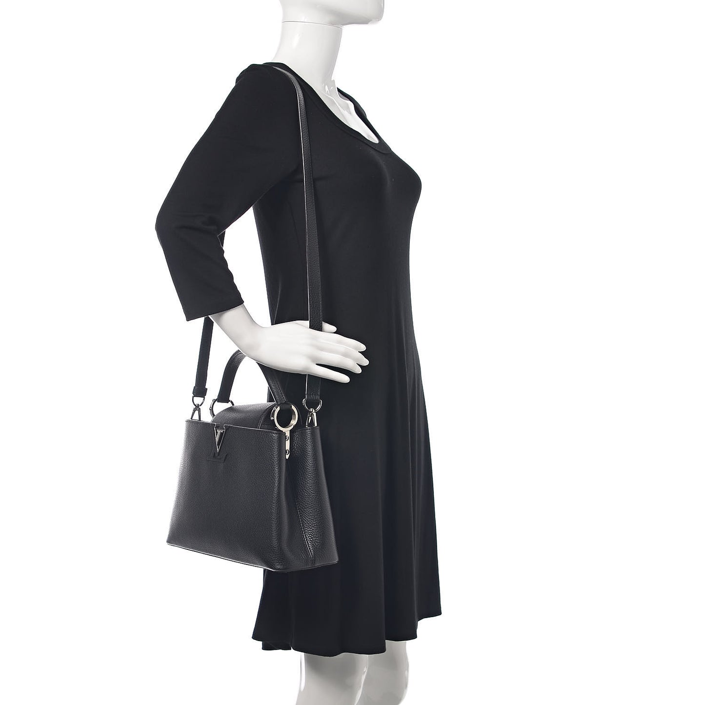 Taurillon Capucines PM Black