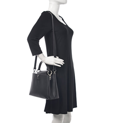 Louis Vuitton Taurillon Capucines PM Black 2 of 9