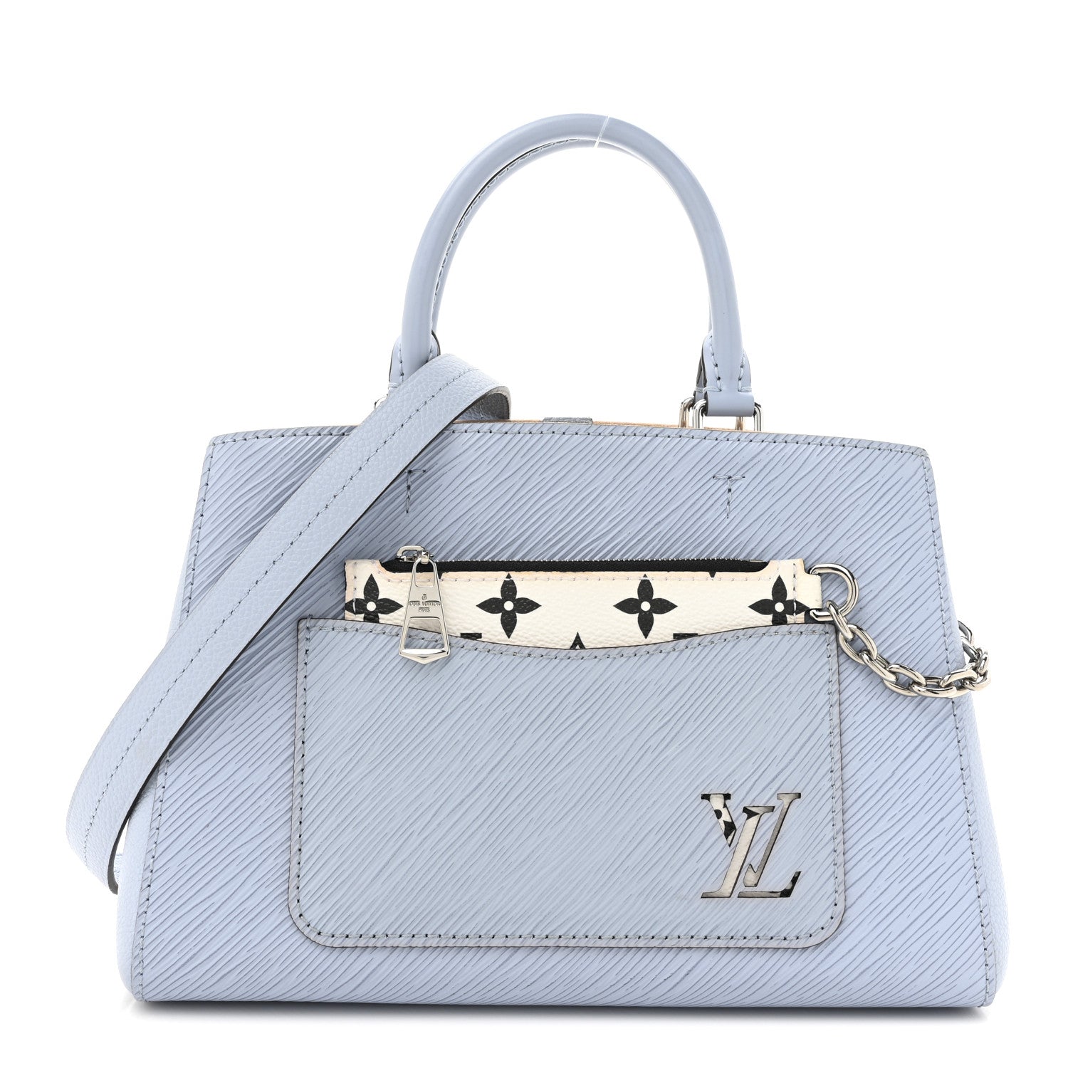 Louis Vuitton Epi Marelle Tote BB Bleu Nuage 1 of 10