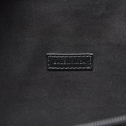 Balenciaga Coated Canvas Losange Monogram Explorer Belt Bag Black Grey 6 of 10