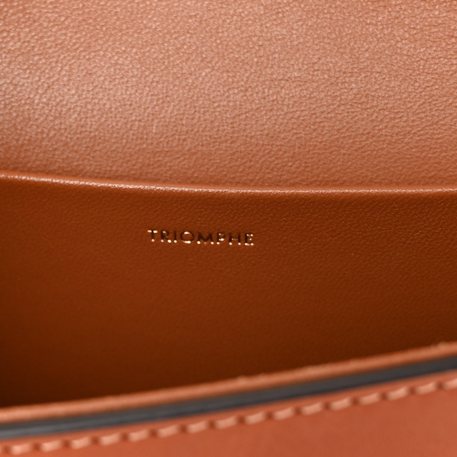 Celine Natural Calfskin Triomphe Shoulder Bag Tan 7 of 10