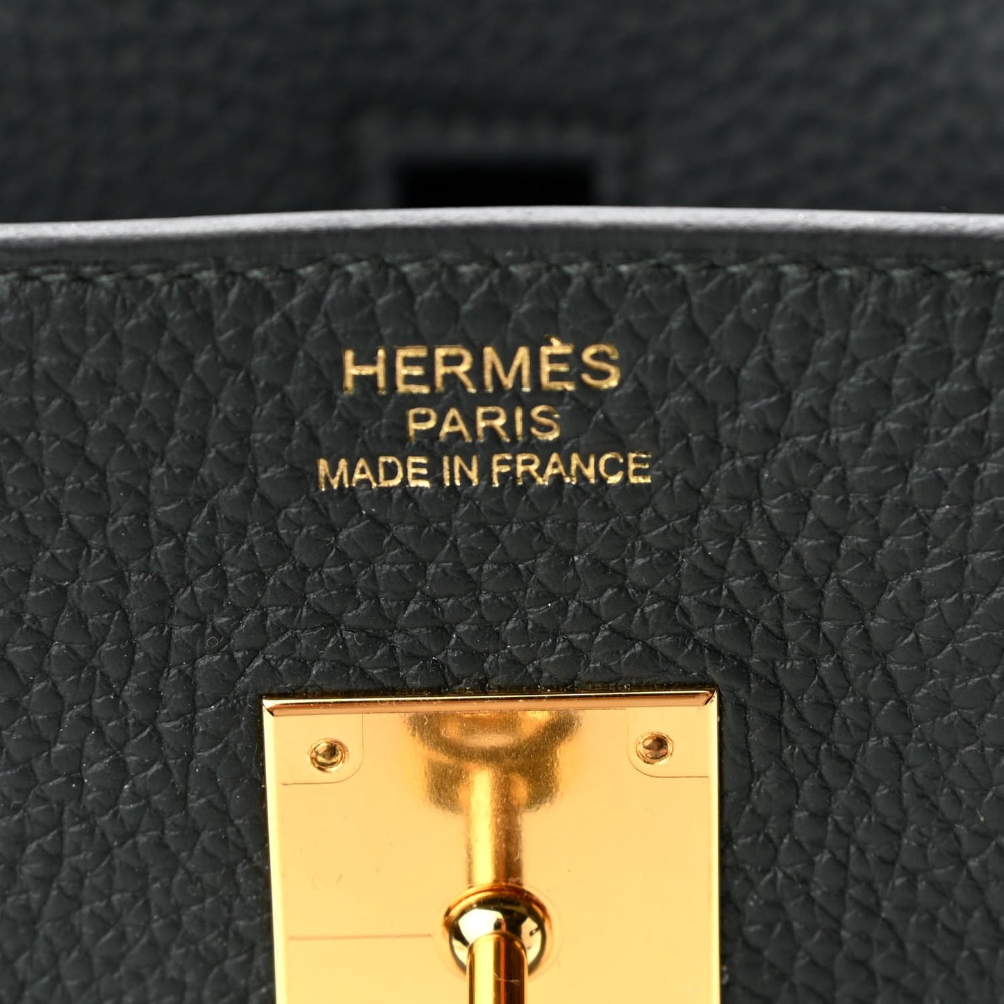 Togo Birkin 35 Vert Fonce