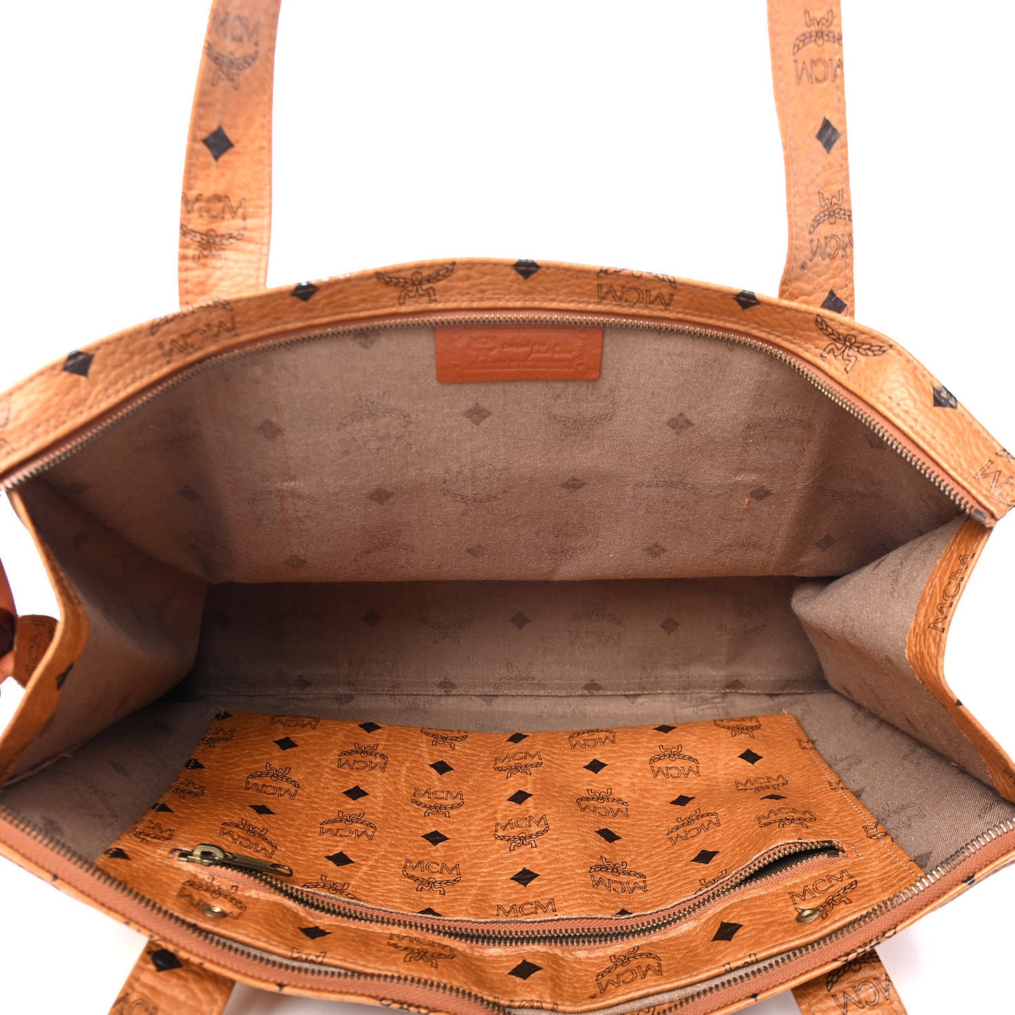 Visetos Shopper Tote Cognac
