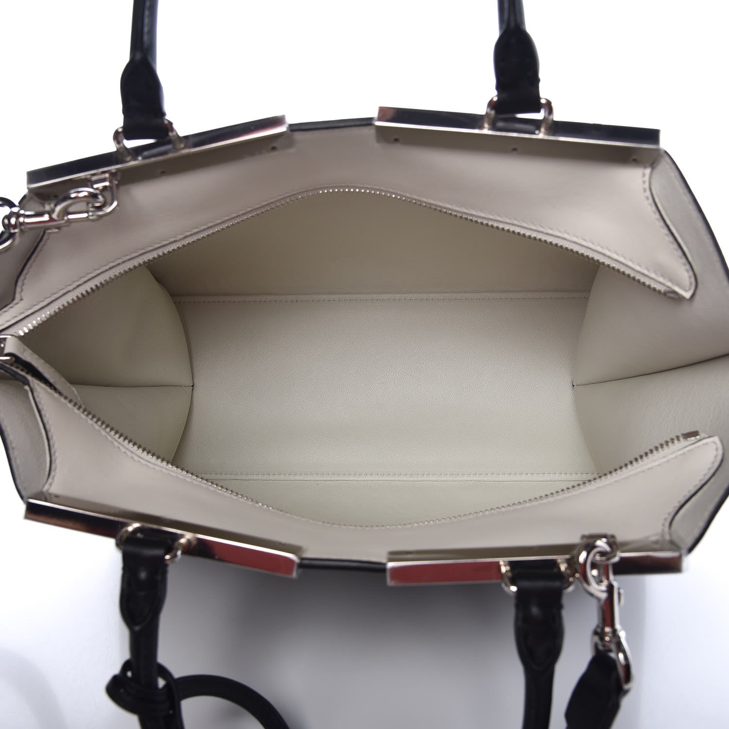 Fendi Vitello Dolce Shiny Nappa Petite 3Jours Tote Black 6 of 10