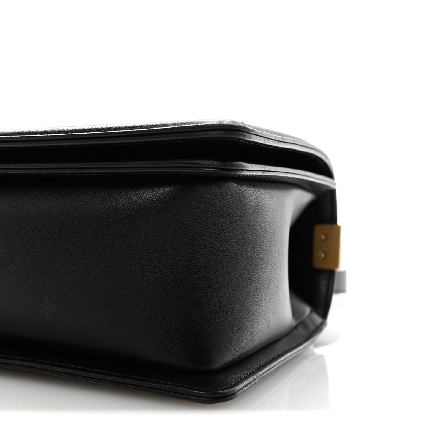 Lambskin Quilted New Medium Boy Flap Black