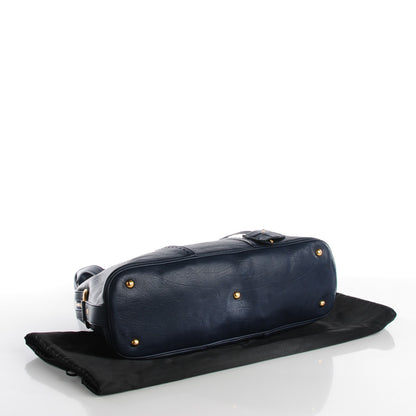 Saint Laurent Calfskin Large Muse Navy Blue 4 of 9