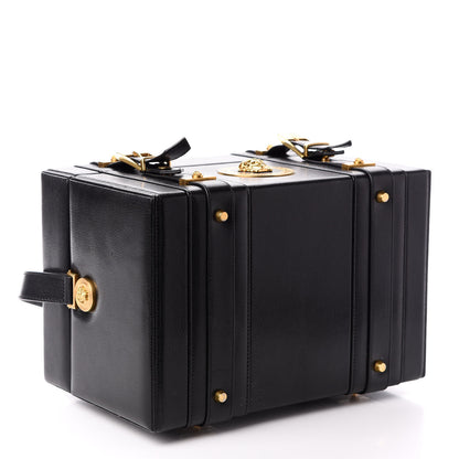Versace Calfskin Medusa Vanity Train Case Black 4 of 8