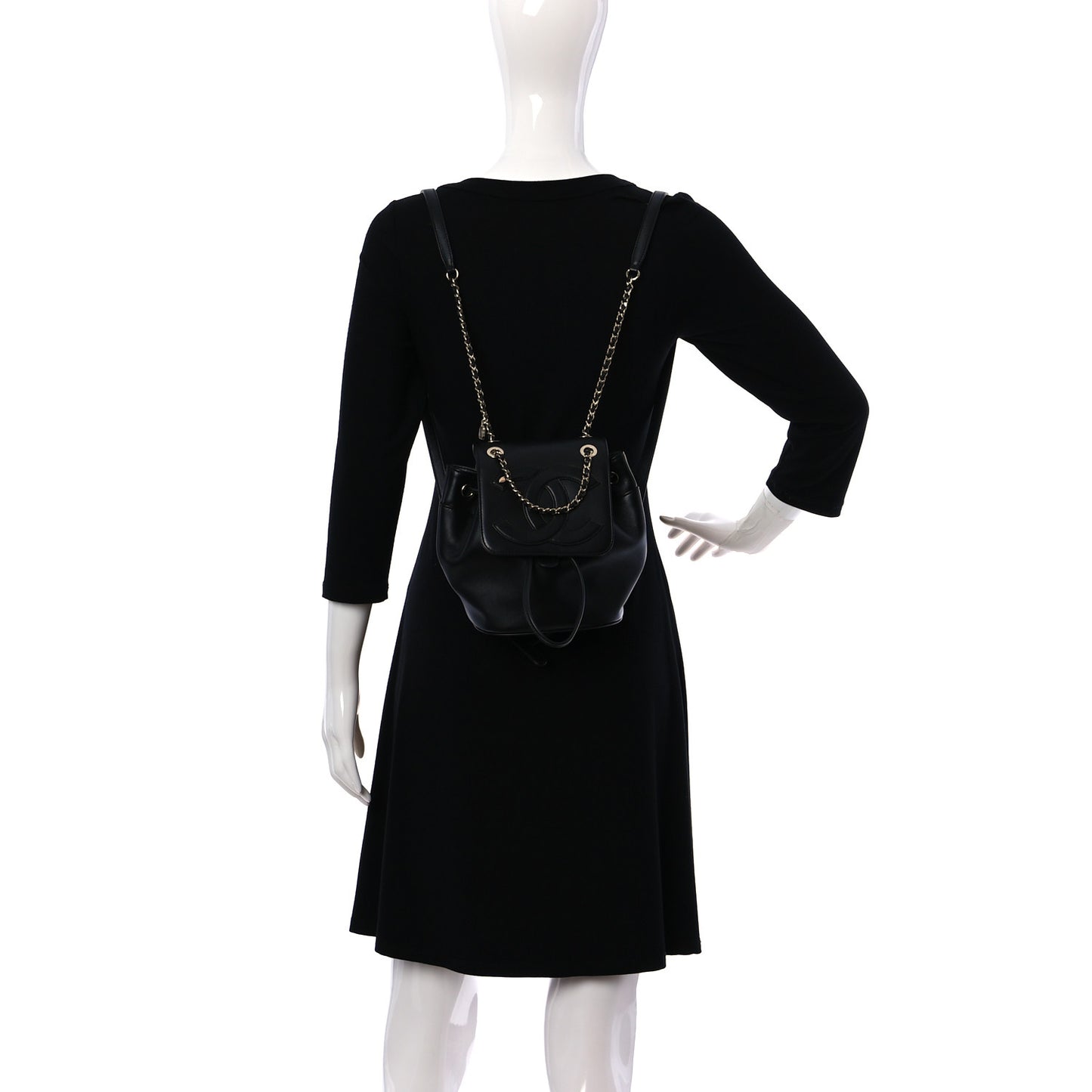 Lambskin CC Mania Backpack Black