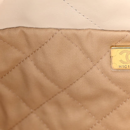 Chanel Shiny Calfskin Quilted Small Chanel 22 White 8 of 13