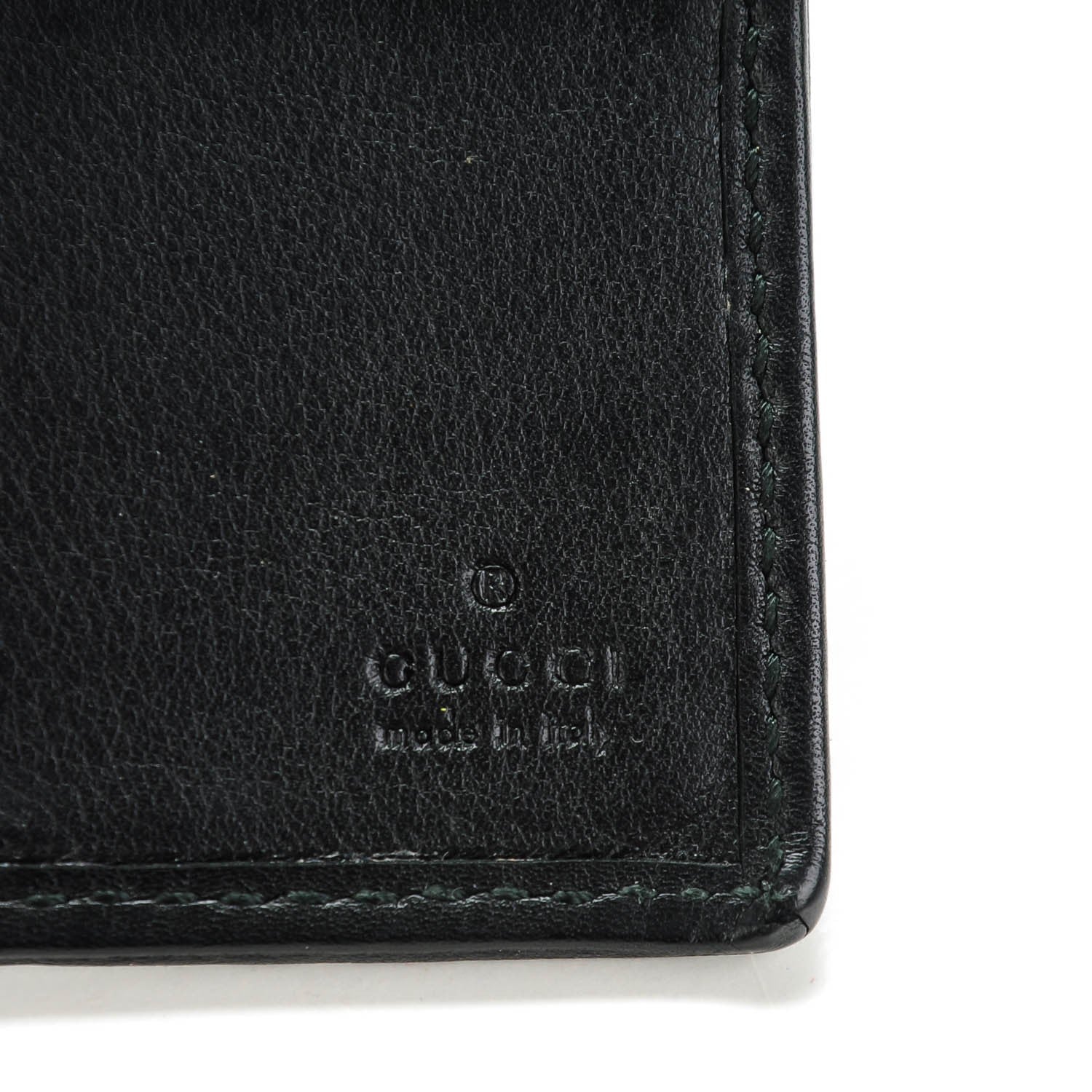 Gucci Guccissima Web Bi-Fold Wallet Black 6 of 7
