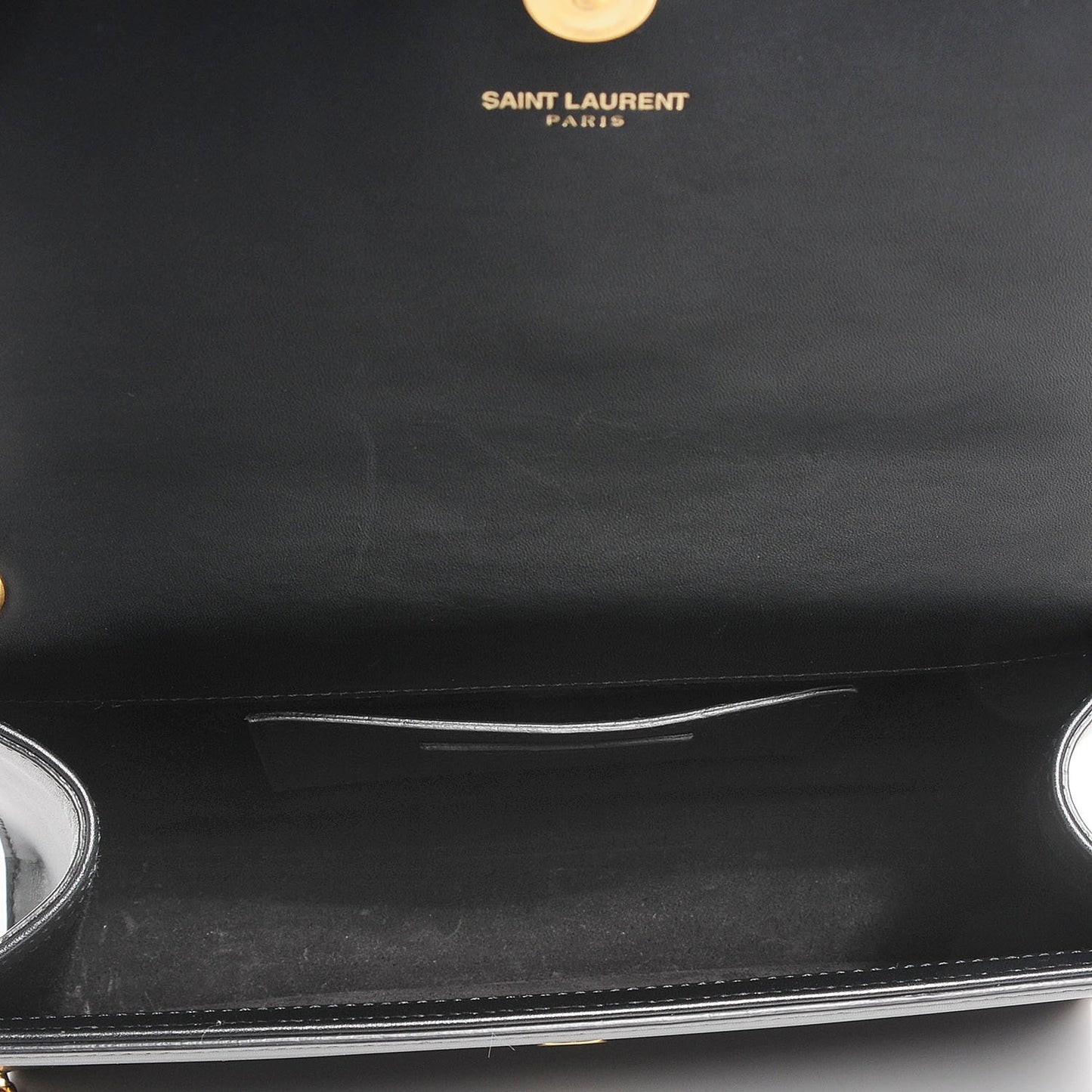 Smooth Calfskin Medium Classic Monogram Kate Tassel Satchel Black