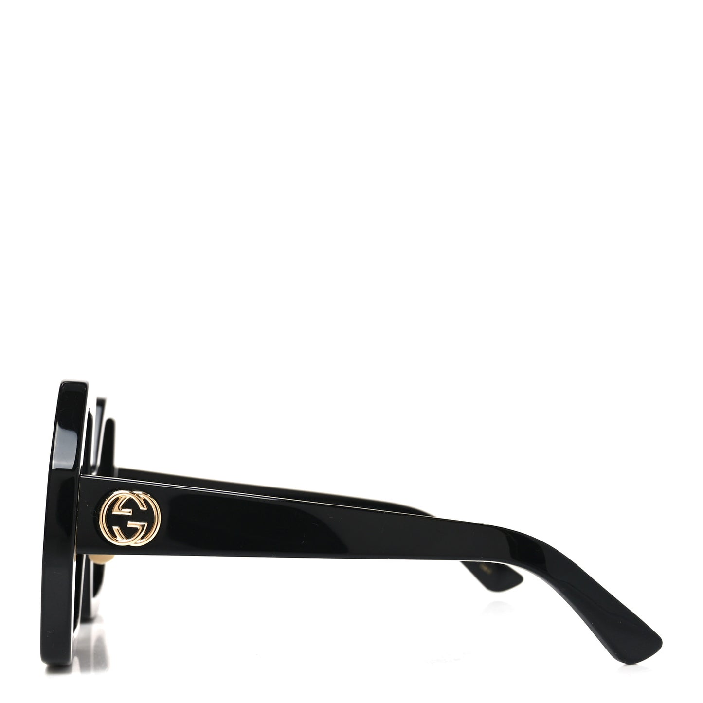 Acetate Square Sunglasses GG0772S Black