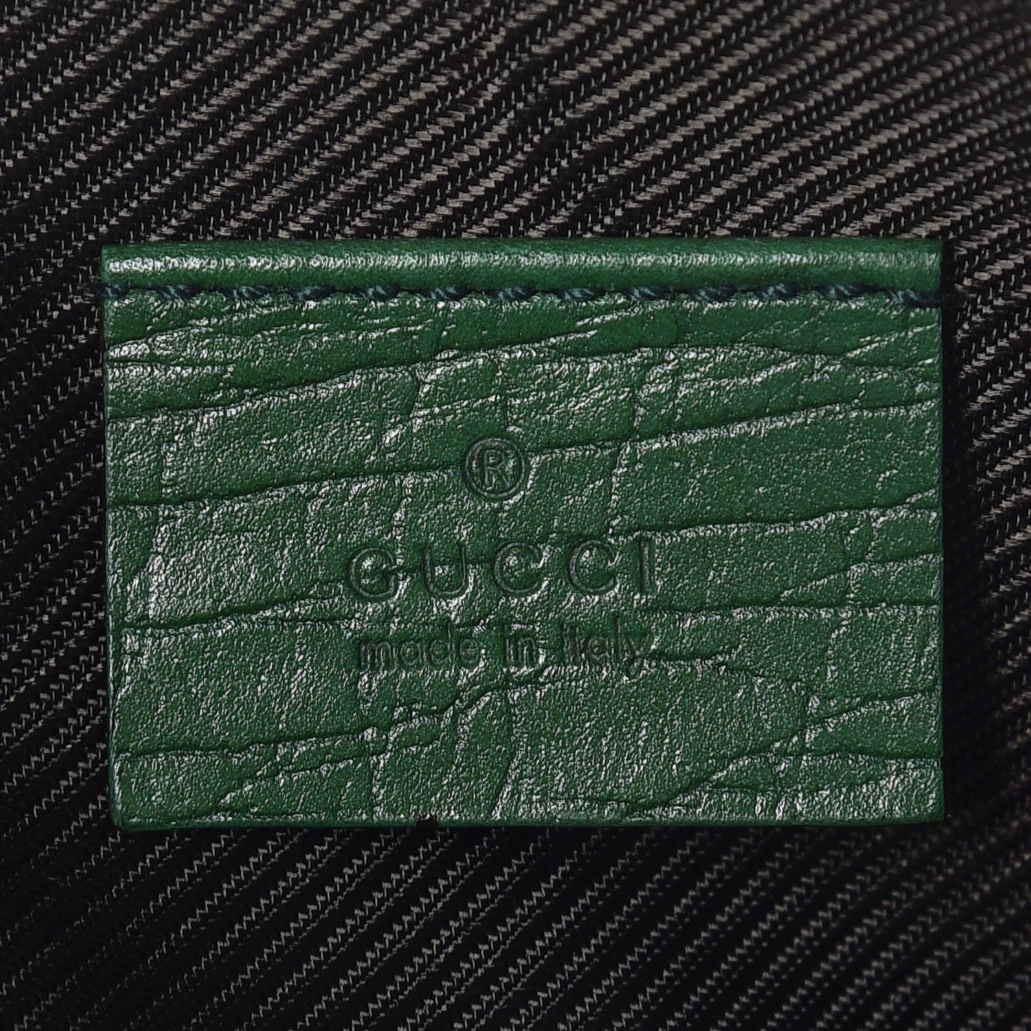 Gucci Monogram Boat Pochette Green 6 of 7