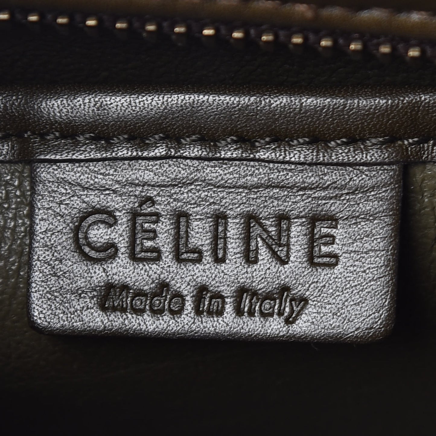 Smooth Calfskin Nano Tri-Color Luggage Khaki
