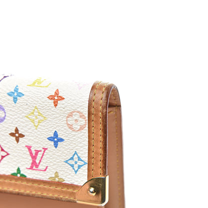 Louis Vuitton Monogram Multicolor Porte Tresor International Wallet White 10 of 17
