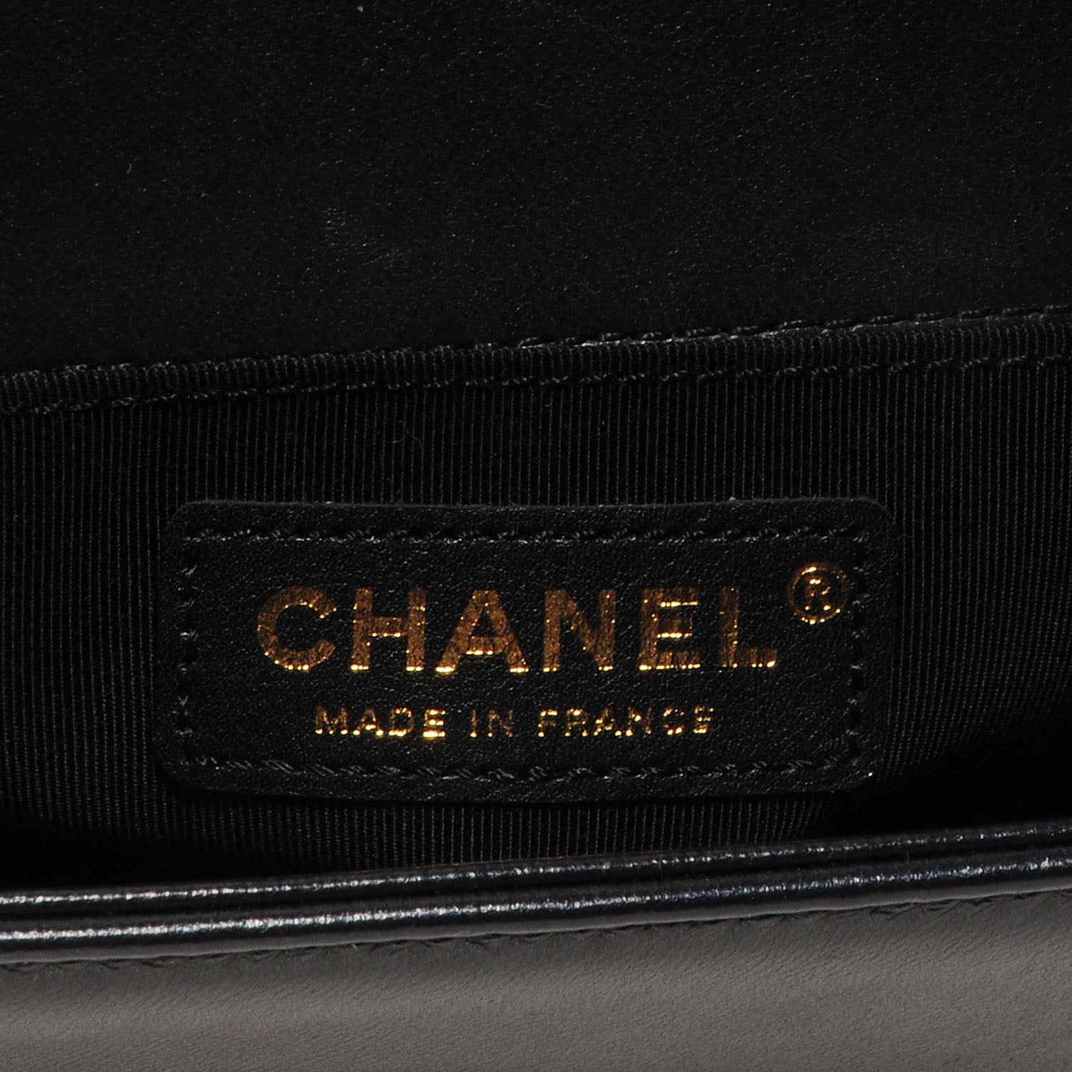 Chanel Lambskin Quilted Boy Flap Clutch Black 7 of 8