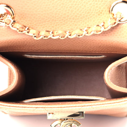 Chanel Caviar Quilted Golden Class Phone Holder Beige 4 of 8