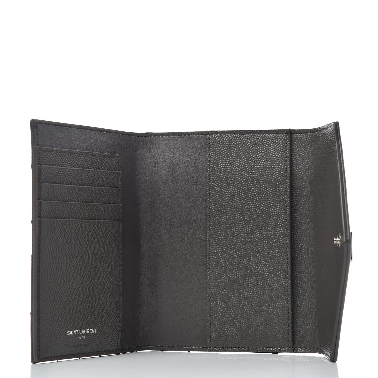 Grain De Poudre Matelasse Chevron Small Monogram Passport Case Earth