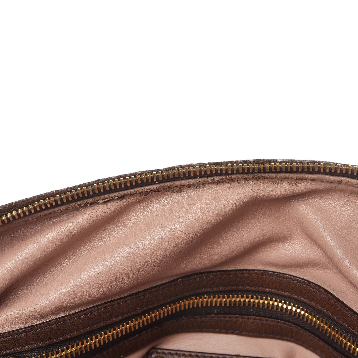 Cervo Lux Deerskin Chain Bag Bruciato