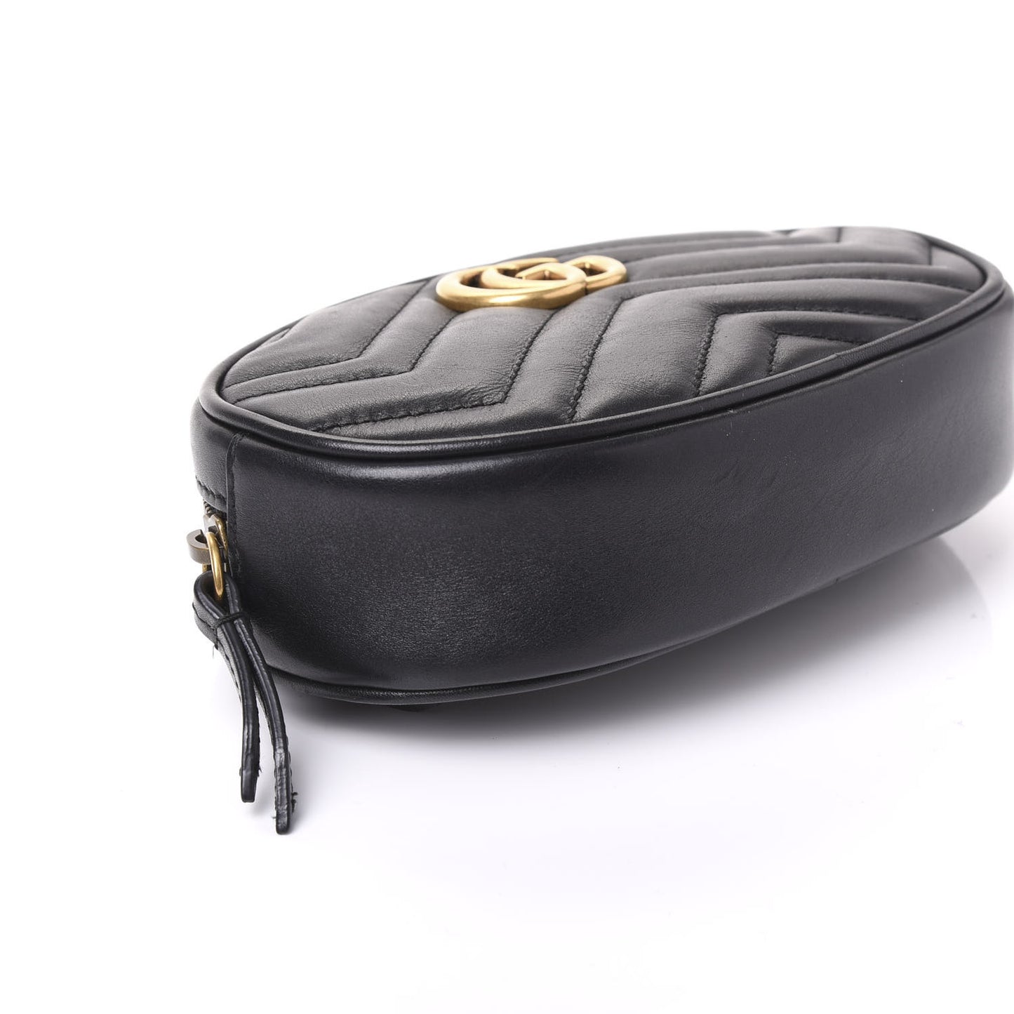 Calfskin Matelasse GG Marmont Belt Bag 95 38 Black