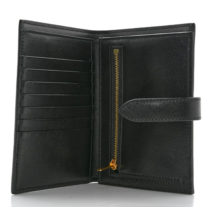 Celine Grained Calfskin Medium Multifunction Strap Wallet Black 3 of 8