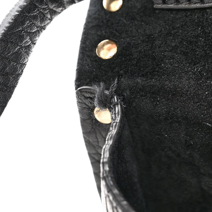 Valentino Garavani Pebbled Calfskin Medium Rockstud Flip Lock Crossbody Bag Black 12 of 13