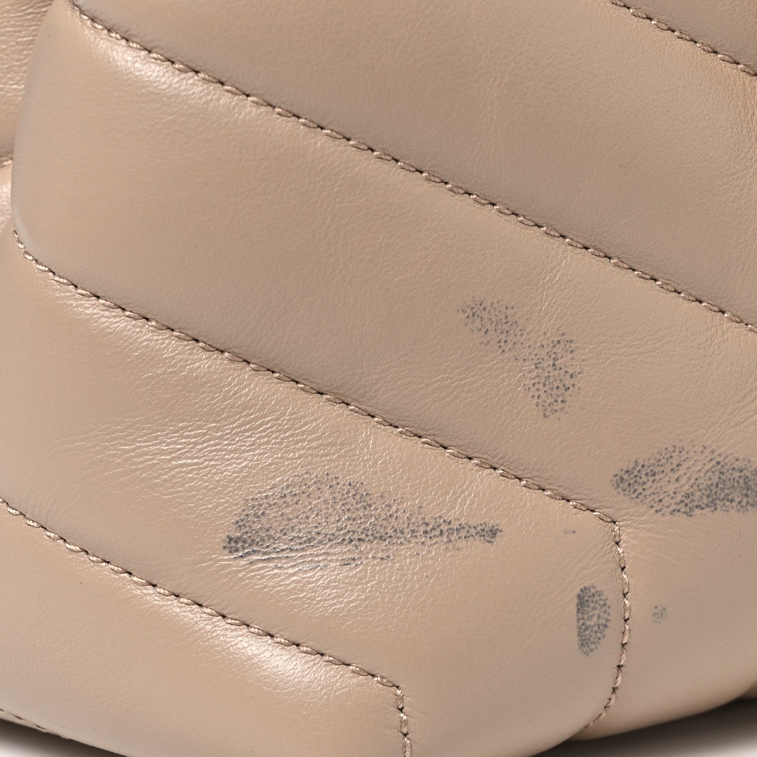 Saint Laurent Calfskin Y Quilted Monogram Medium Loulou Chain Satchel Dark Beige 11 of 11
