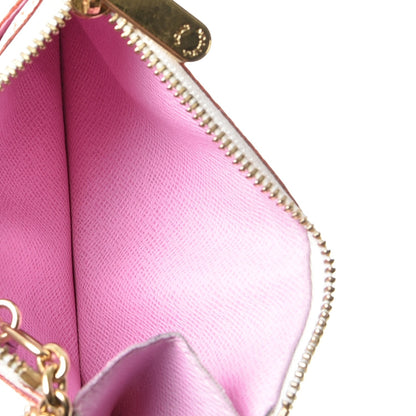 Louis Vuitton Monogram Multicolor Key Pouch White Litchi 5 of 7