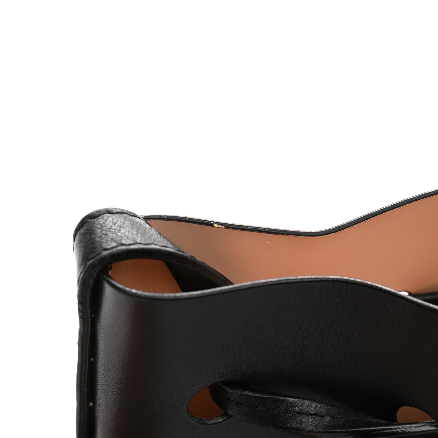 Calfskin Mini Bucket Bag Black Ballerina