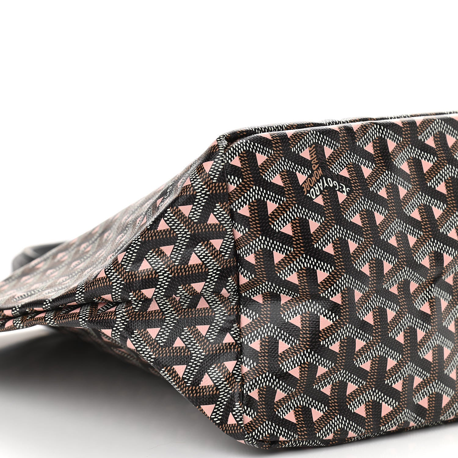 Goyard Goyardine Saint Louis Claire Voie PM Black Pink 8 of 9