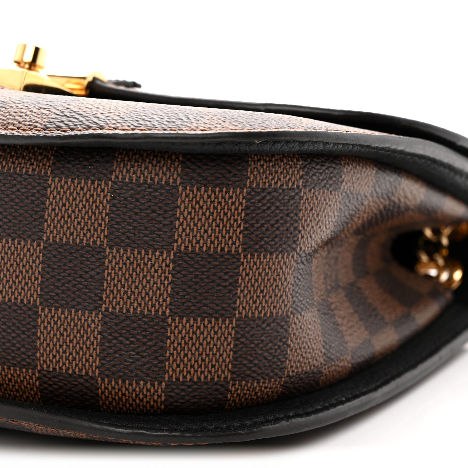 Louis Vuitton Damier Ebene Cuir Taurillon Wight Black 9 of 12