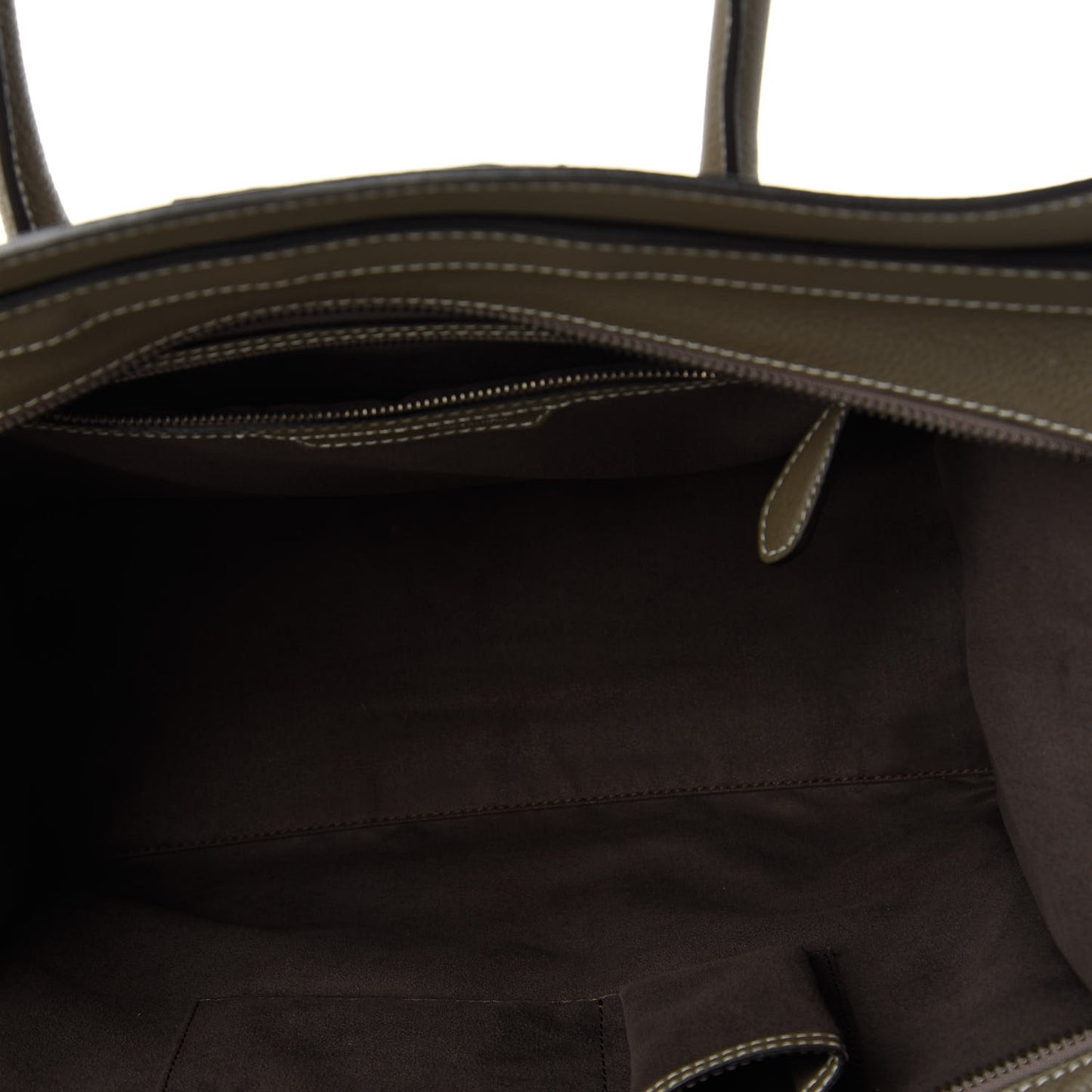 Drummed Calfskin Shoulder Luggage Souris