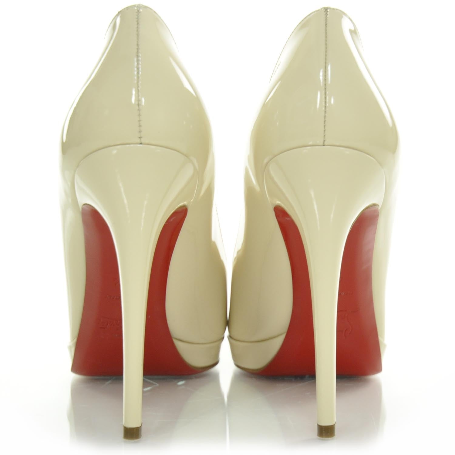 Christian Louboutin Patent New Simple 120 Pumps 40.5 Bone 4 of 8