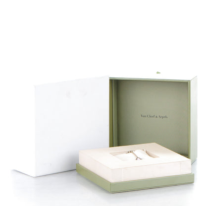 Van Cleef & Arpels 18K White Gold Gray Mother of Pearl 4 Motifs Pure Alhambra Bracelet 5 of 5