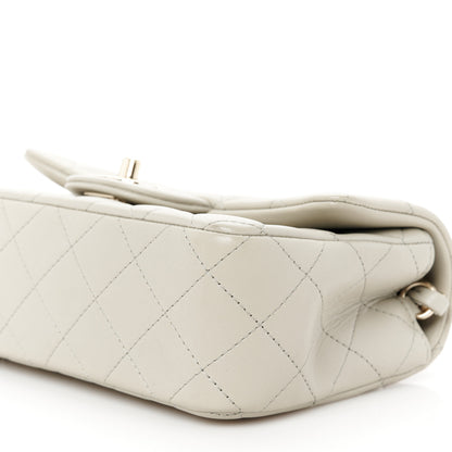 Chanel Lambskin Quilted Mini Rectangular Flap Grey 11 of 12