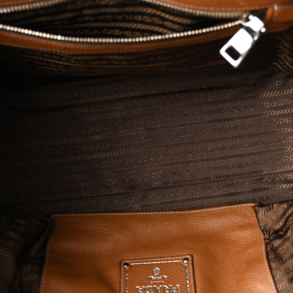 Prada Vitello Daino Shopping Tote Cannella 5 of 10