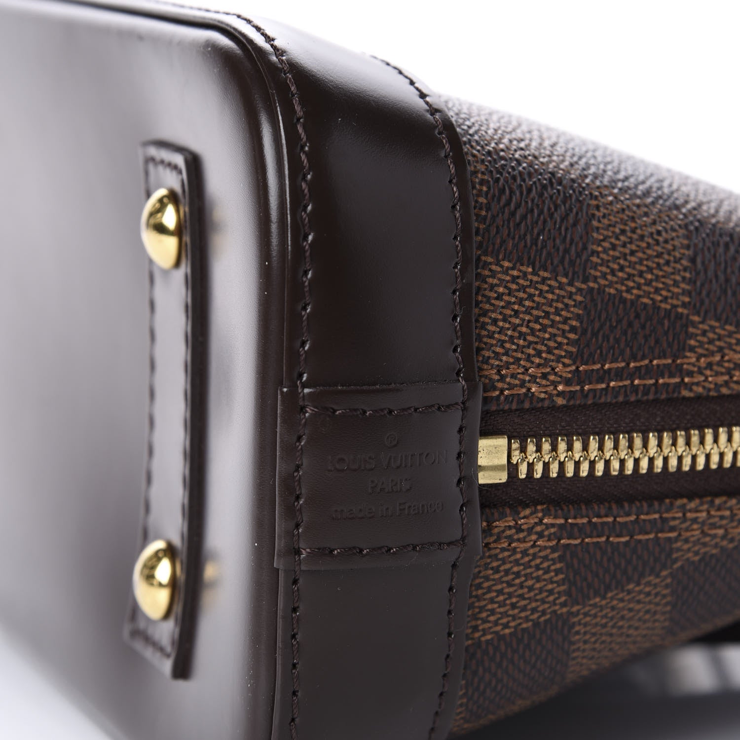 Louis Vuitton Damier Ebene Alma BB 9 of 10