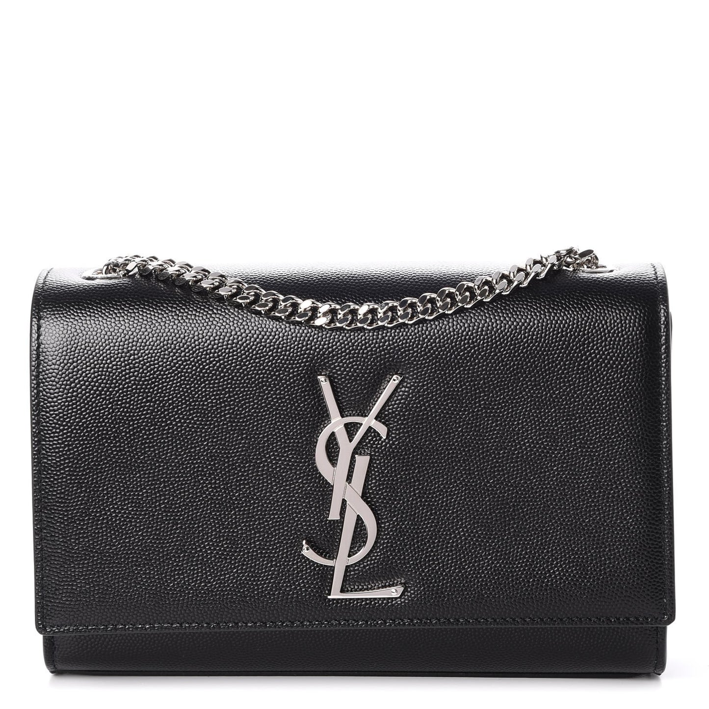 Grain De Poudre Small Monogram Kate Satchel Black