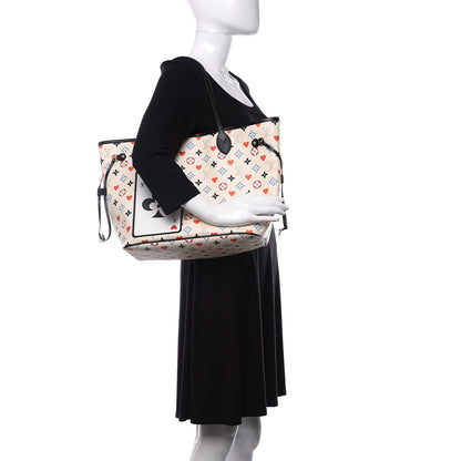Louis Vuitton Game On Neverfull MM White 2 of 9